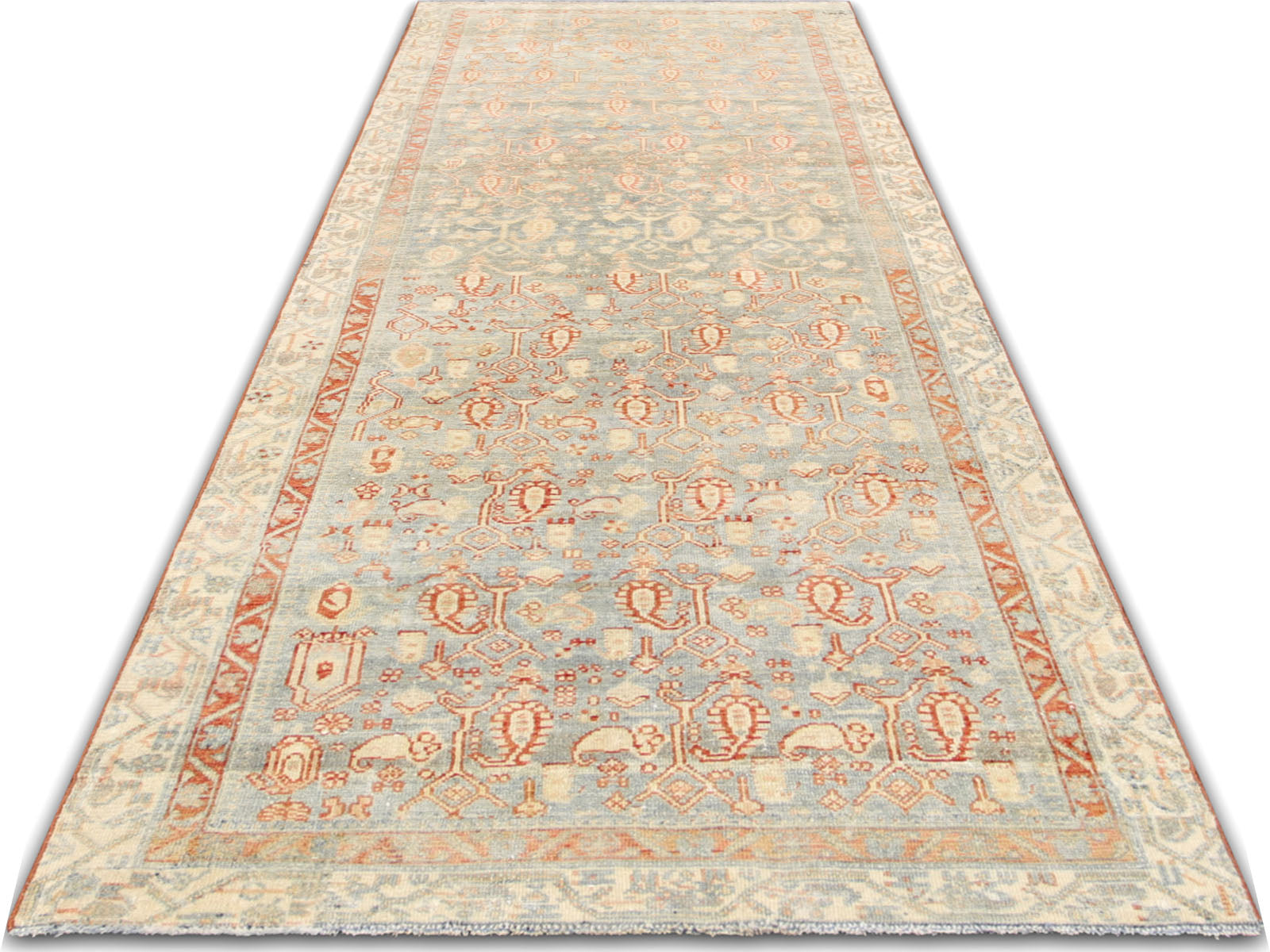 Semi Antique Persian Melayer Rug - 3'3" x 10'0"