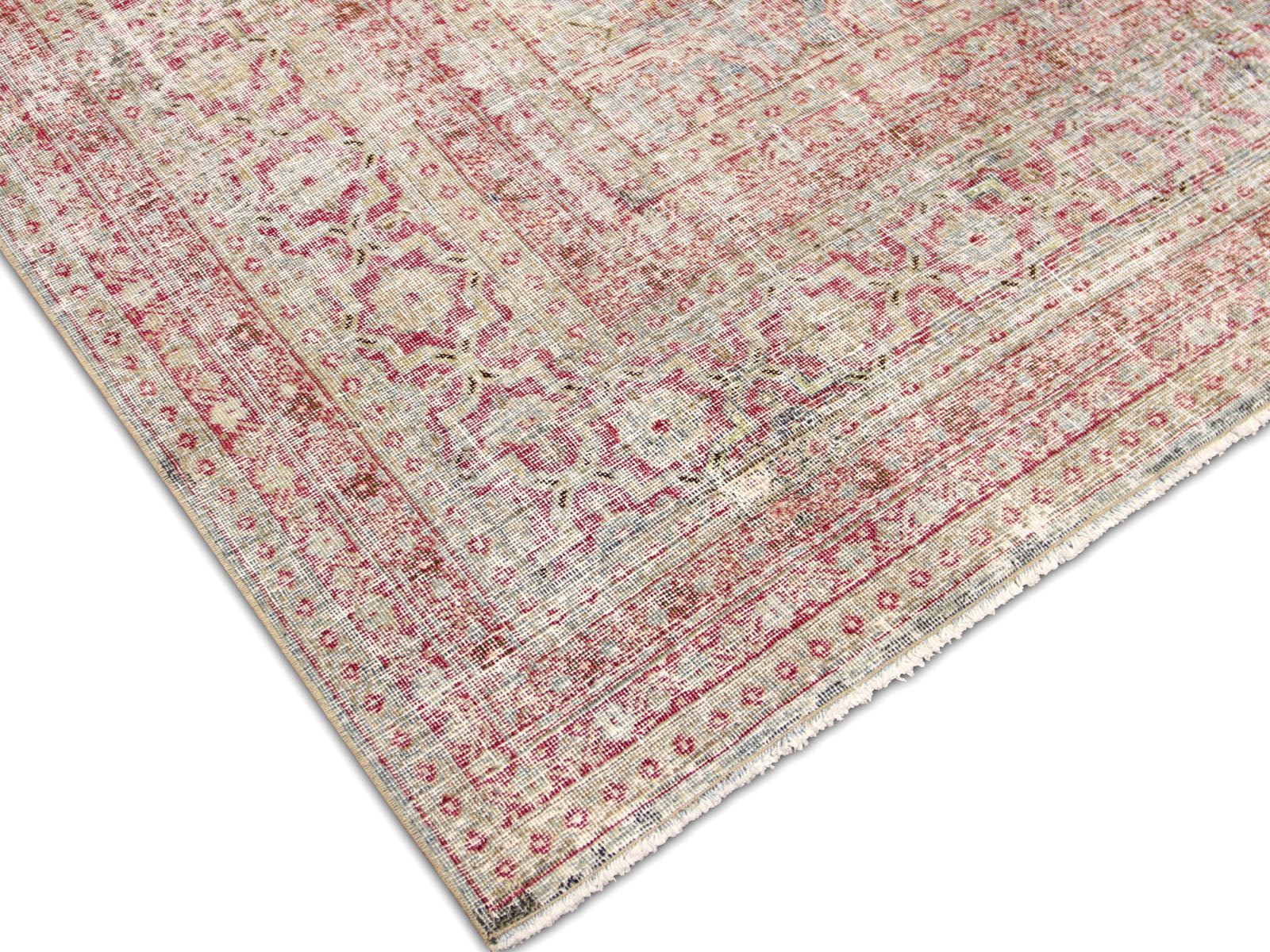 Semi Antique Persian Tabriz Rug - 9'4" x 12'8"