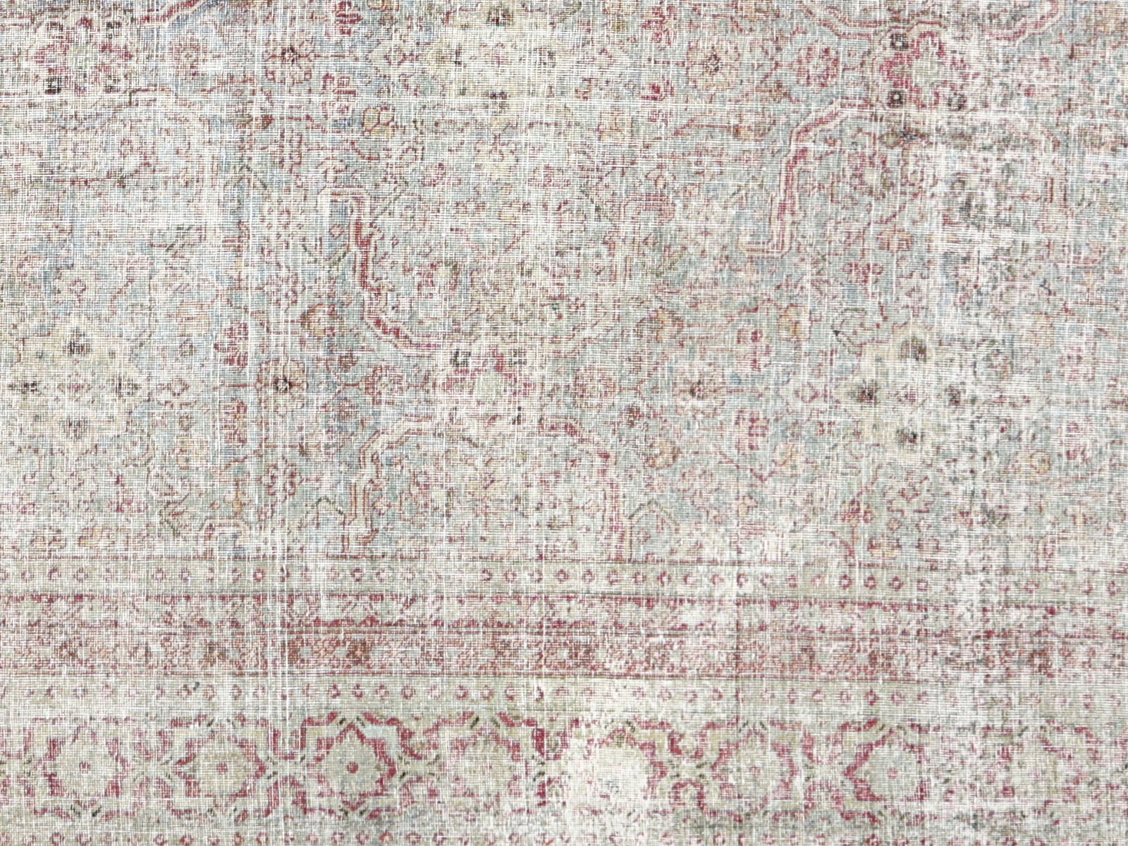 Semi Antique Persian Tabriz Rug - 9'4" x 12'8"