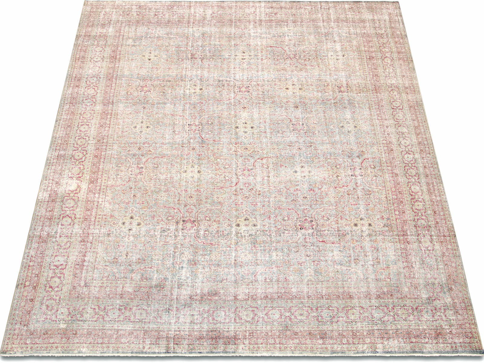 Semi Antique Persian Tabriz Rug - 9'4" x 12'8"