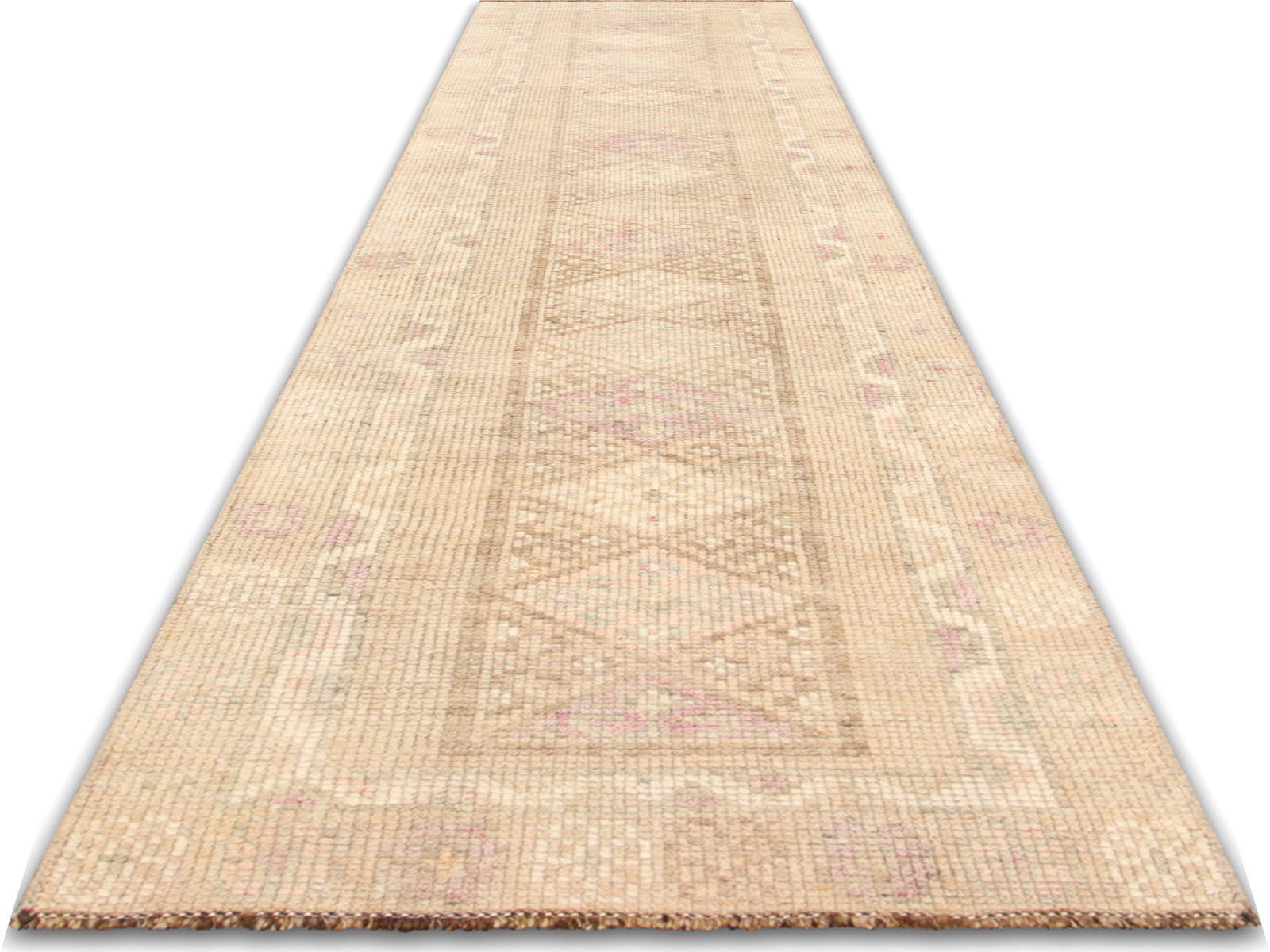 Vintage Turkish Oushak Runner - 2'10" x 11'10"