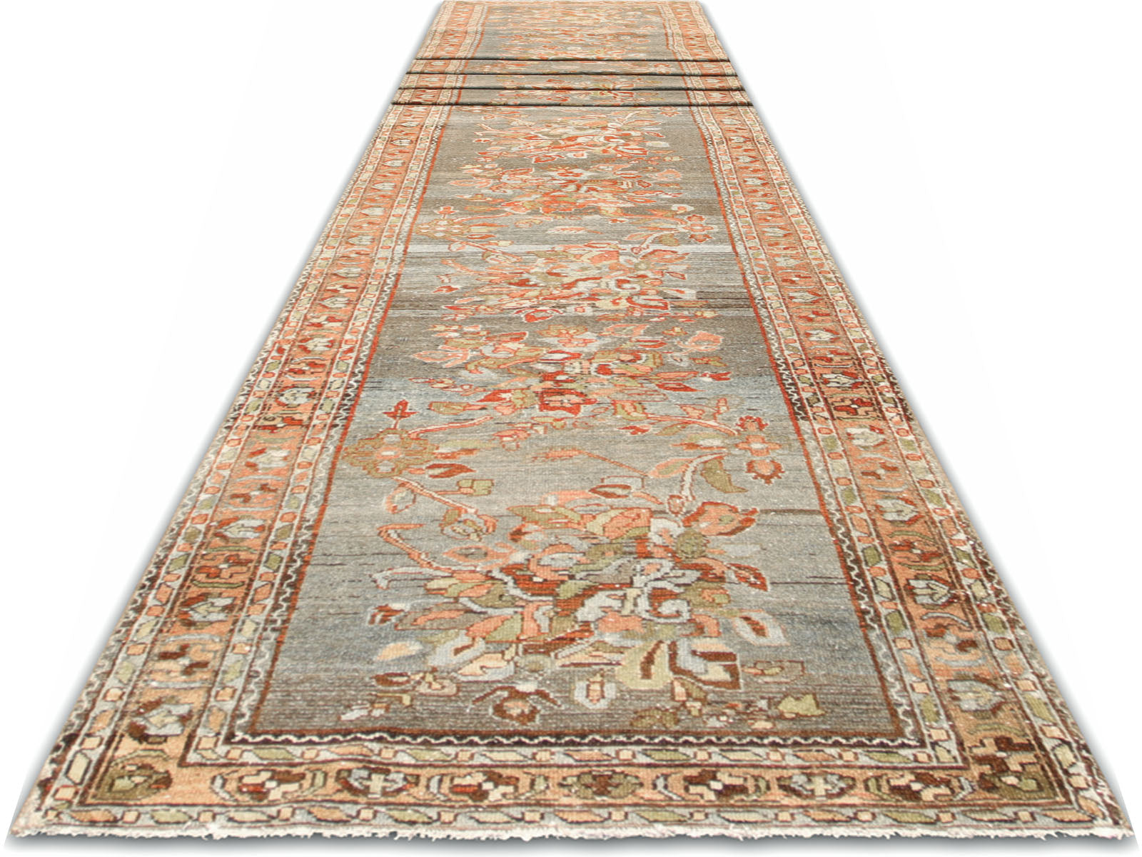 Semi Antique Persian Melayer Runner - 2'8" x 33'8"