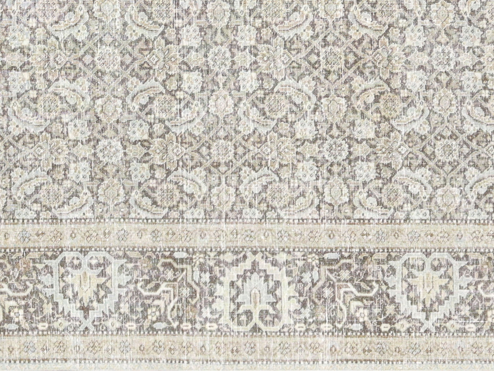 Semi Antique Persian Tabriz Rug - 7'6" x 10"9"