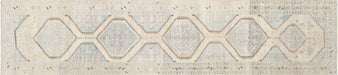 Semi Antique Persian Heriz Runner - 3'5" x 14'7"