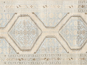 Semi Antique Persian Heriz Runner - 3'5" x 14'7" - 240115