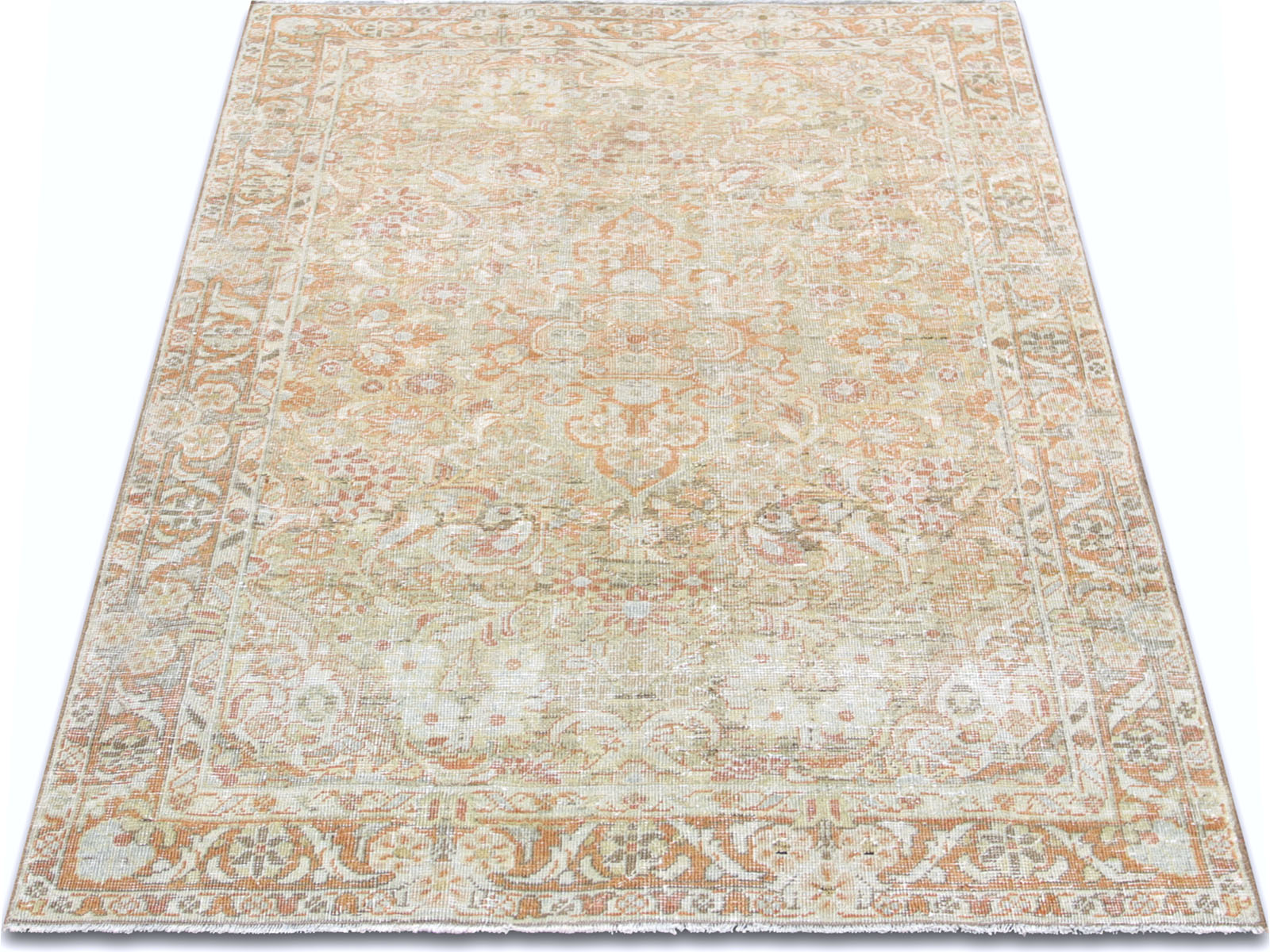 Semi Antique Persian Mahal Rug - 4'4" x 6'6"
