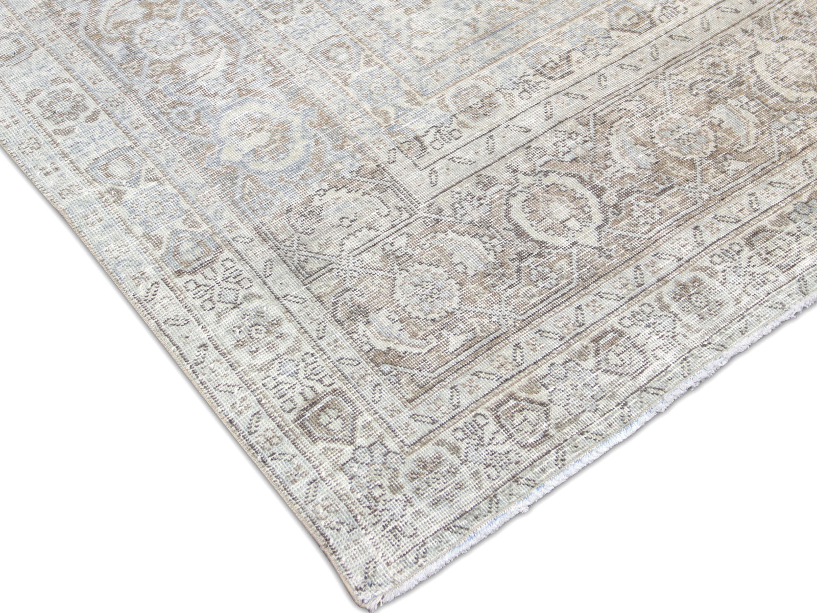 Semi Antique Persian Tabriz Rug - 7'11" x 11"4"