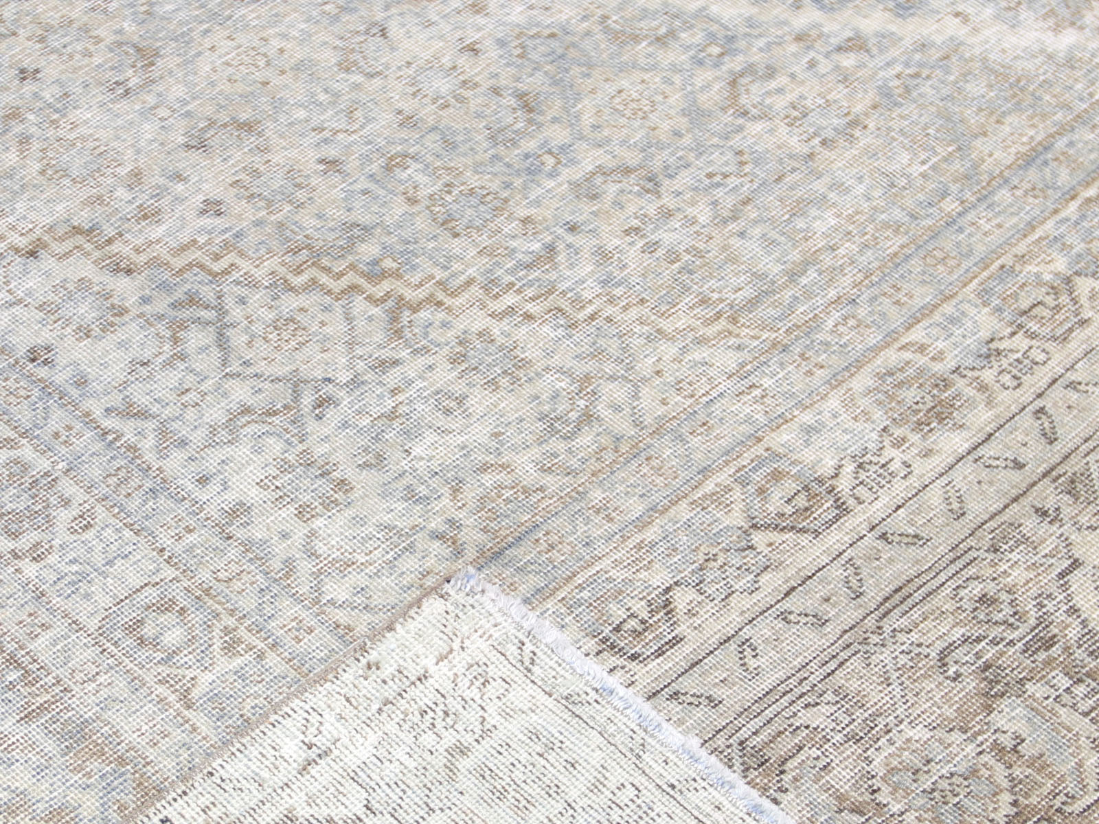 Semi Antique Persian Tabriz Rug - 7'11" x 11"4"