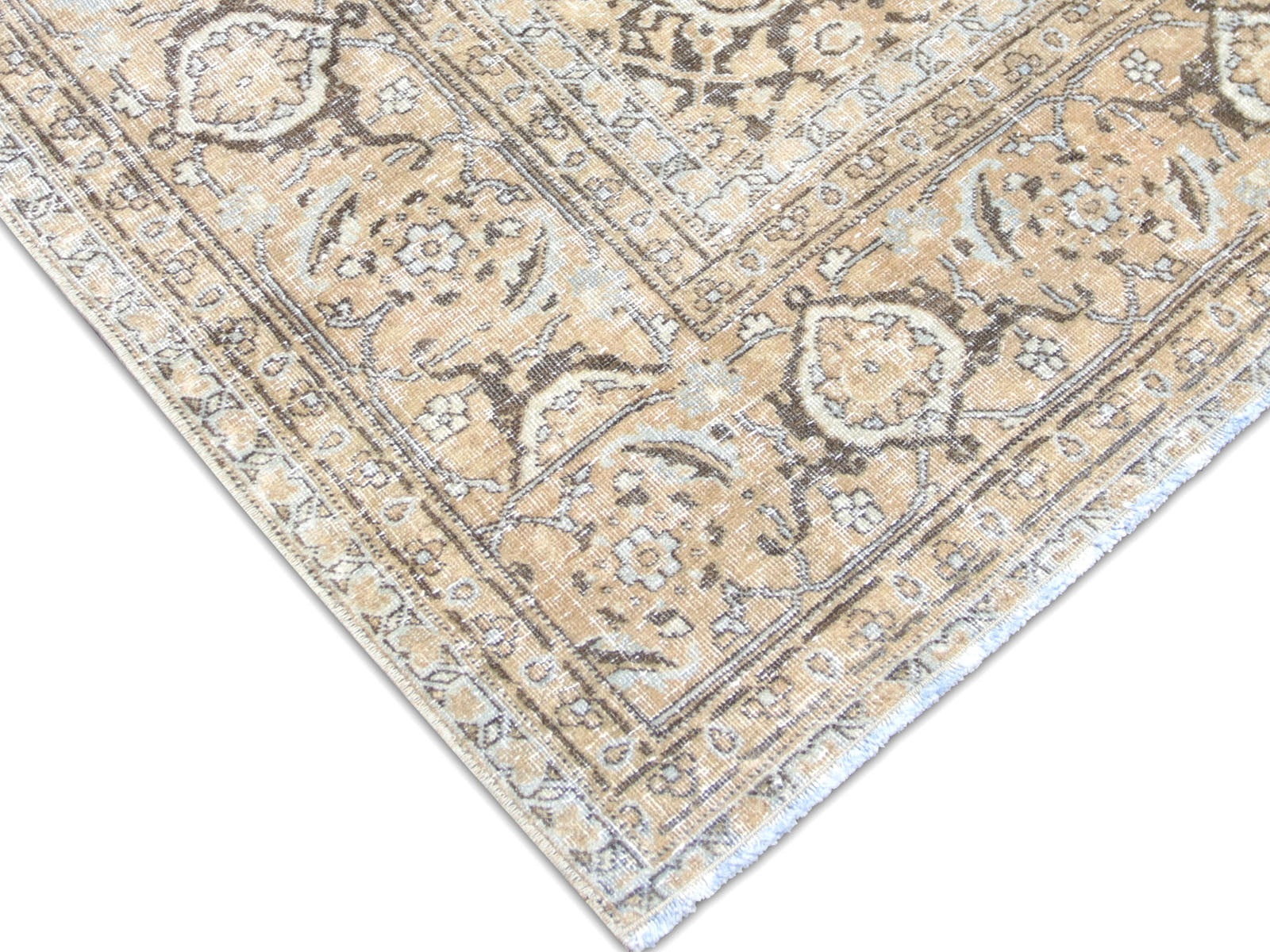 Semi Antique Persian Tabriz Rug - 7'5" x 10'3"