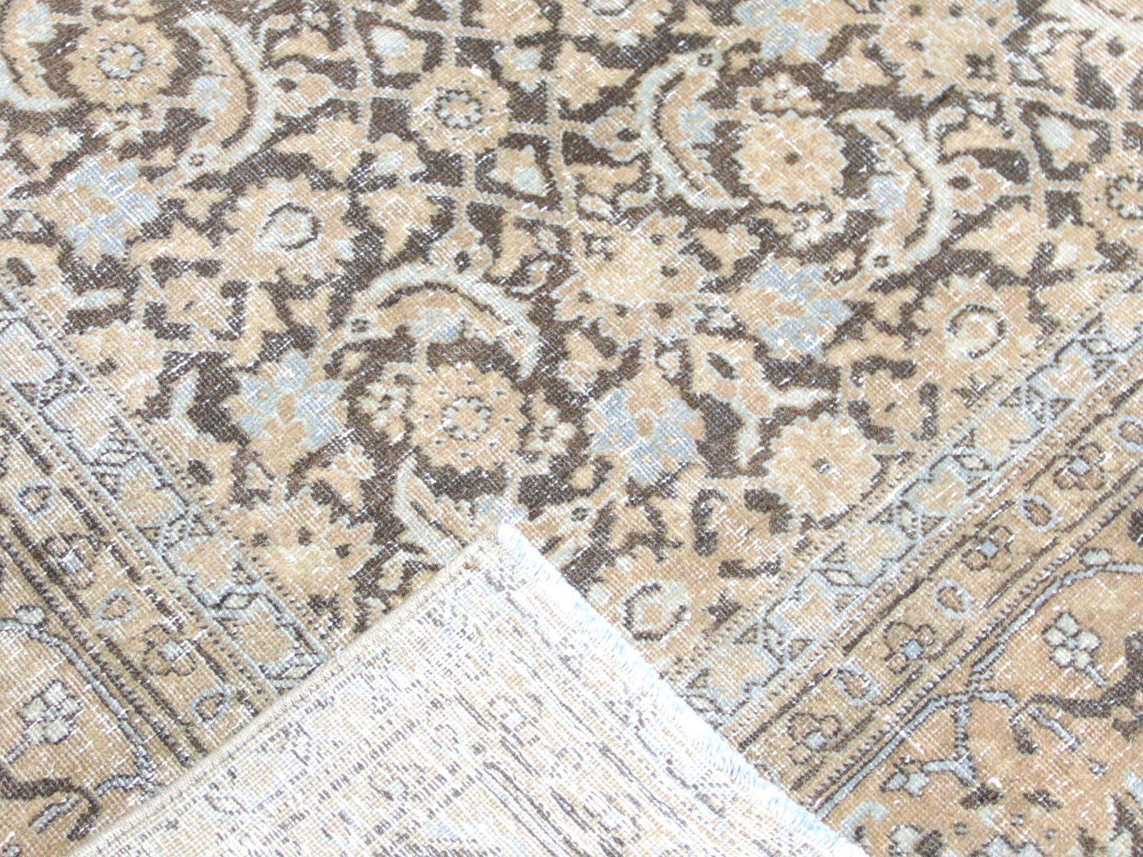 Semi Antique Persian Tabriz Rug - 7'5" x 10'3"
