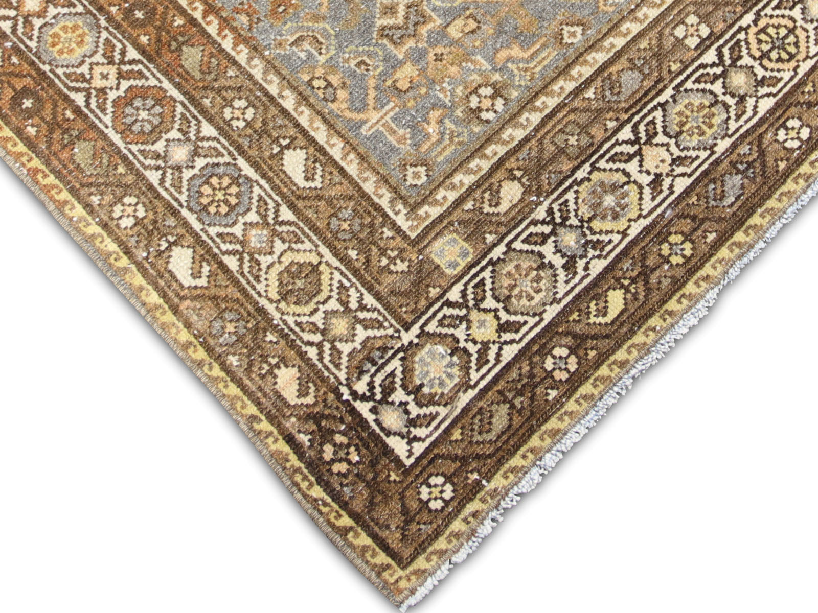 Antique Persian Melayer Runner - 3'1" x 15'9"