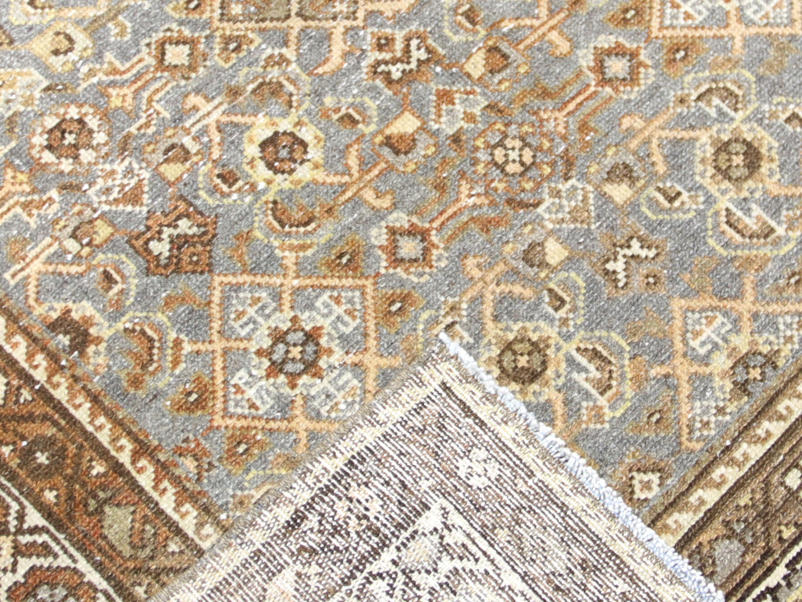 Antique Persian Melayer Runner - 3'1" x 15'9"