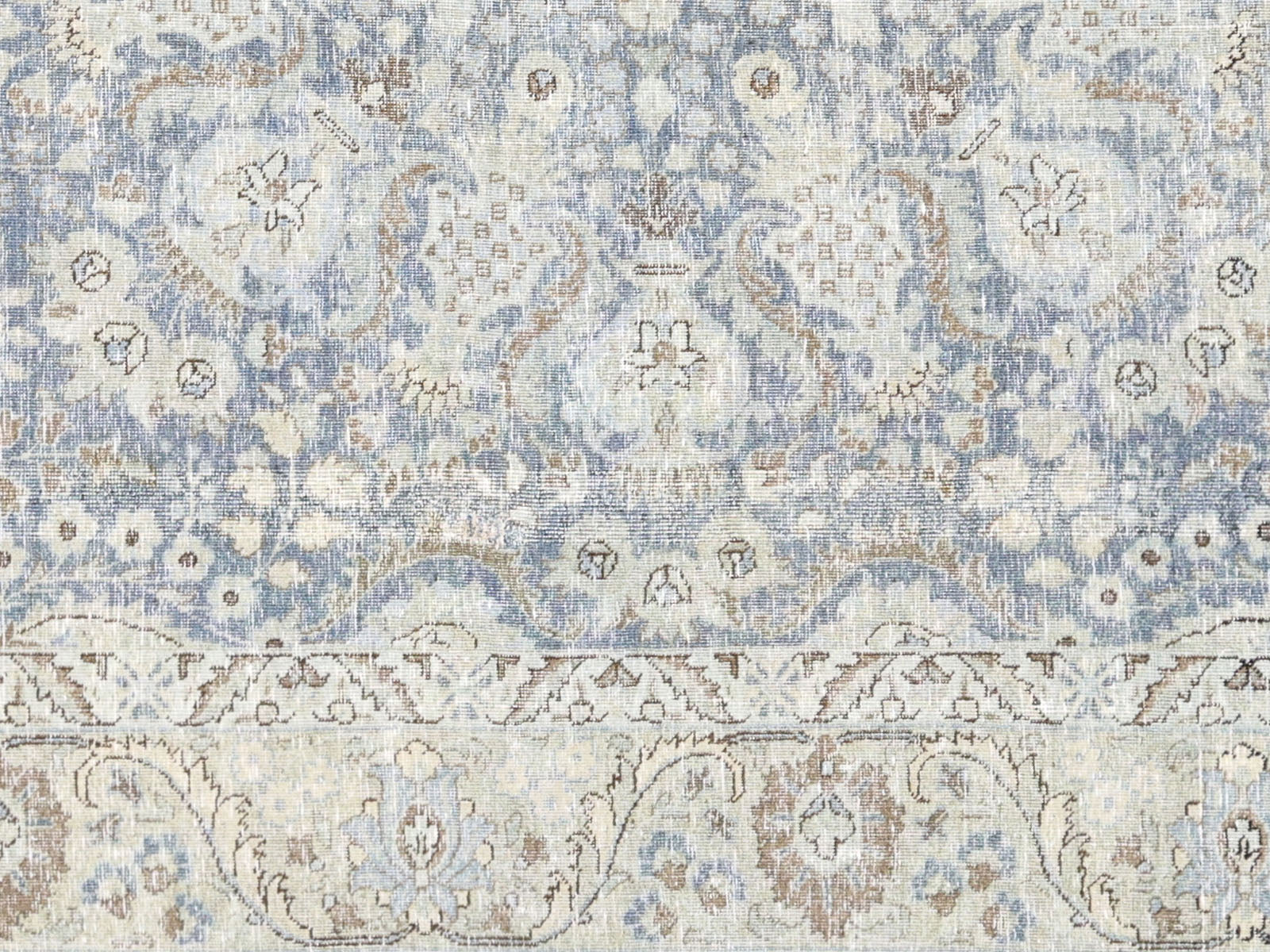 Semi Antique Persian Tabriz Rug - 7'1" x 10'10"