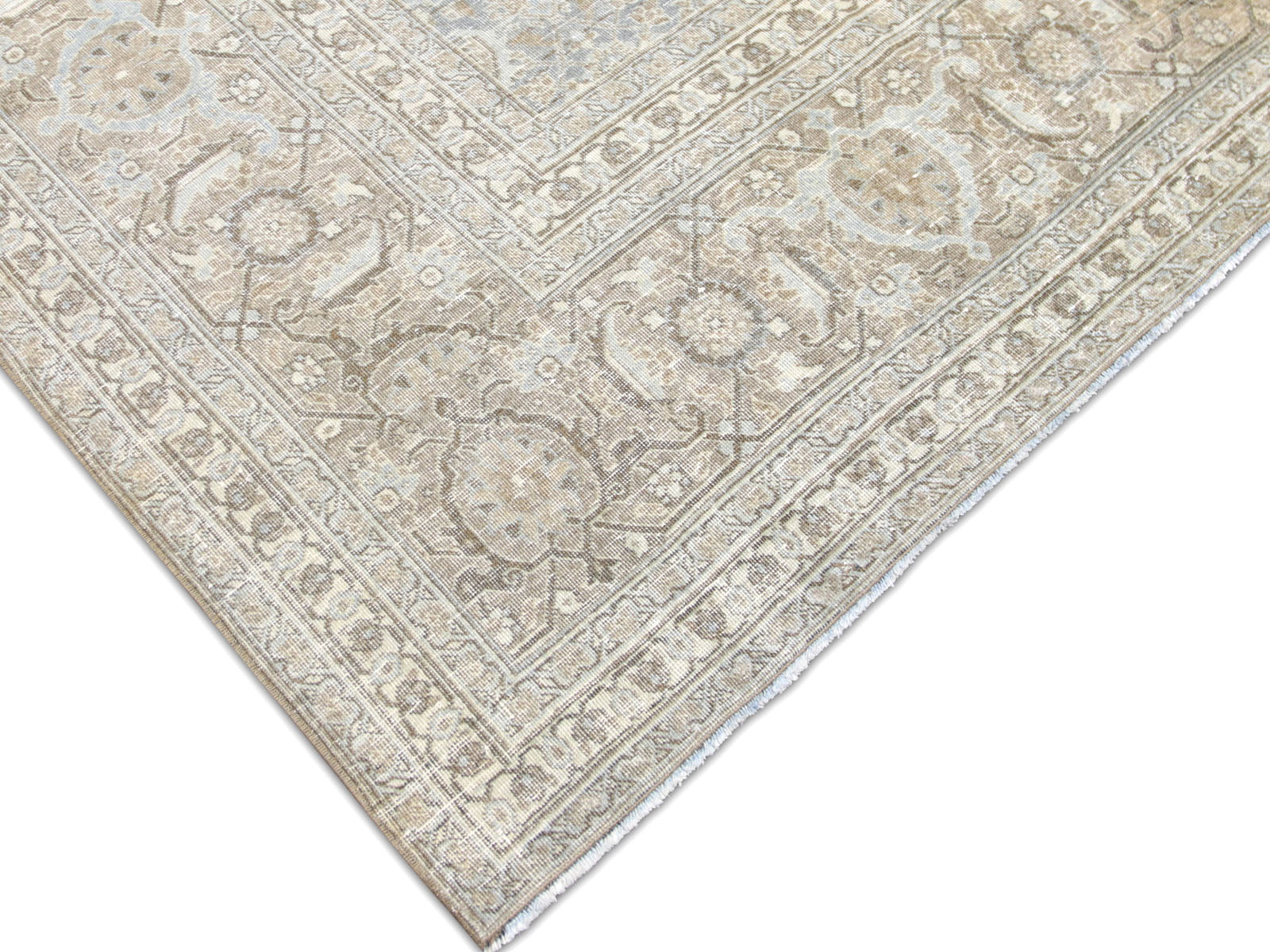 Semi Antique Persian Tabriz Rug - 10'1" x 13'8"