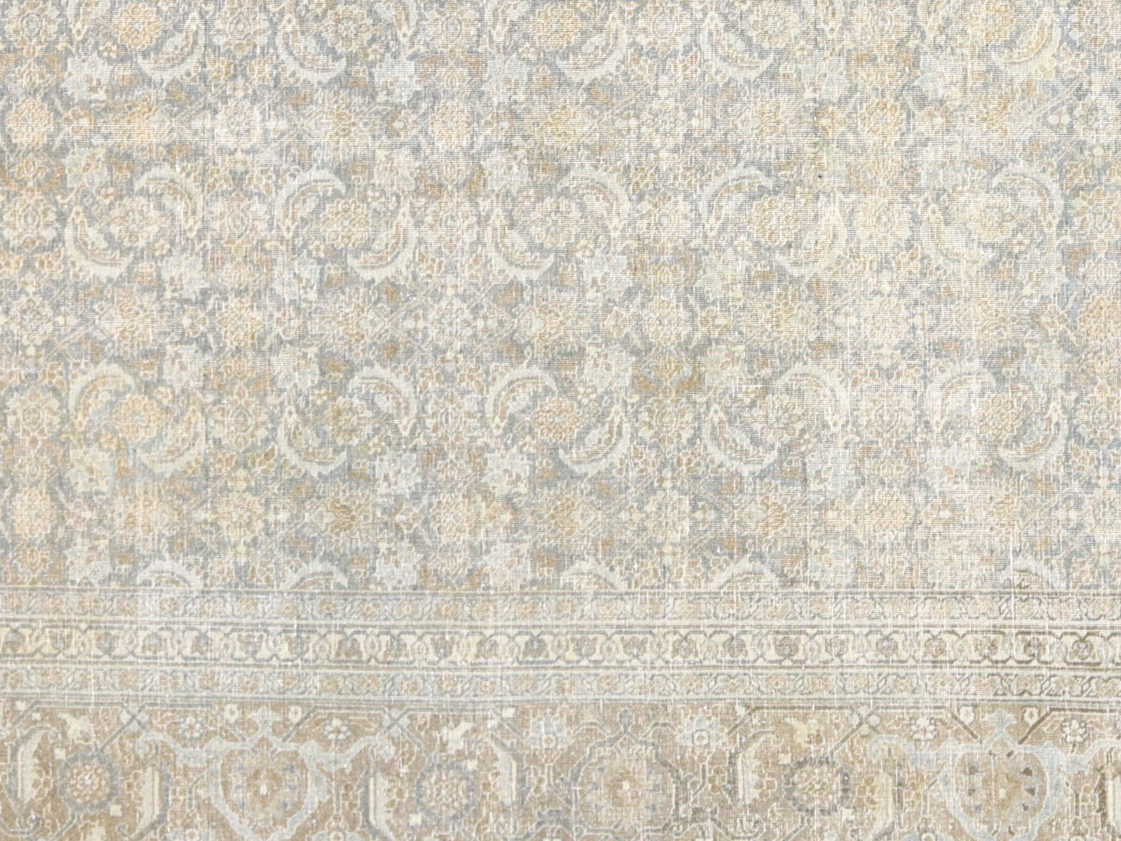 Semi Antique Persian Tabriz Rug - 10'1" x 13'8"
