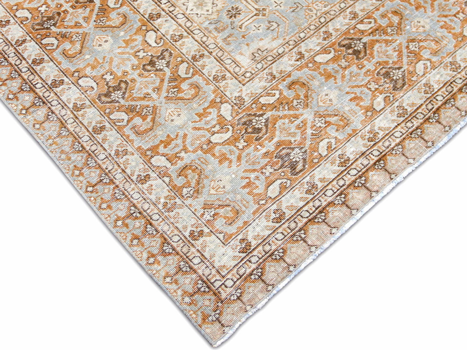 Semi Antique Persian Tabriz Rug - 8'9" x 11'0"