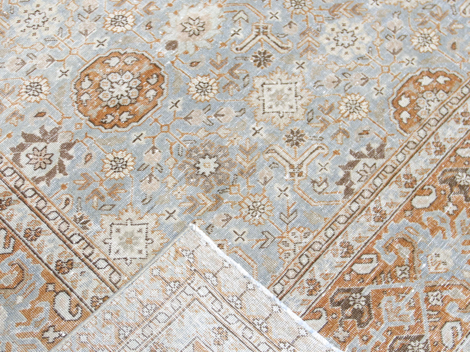 Semi Antique Persian Tabriz Rug - 8'9" x 11'0"