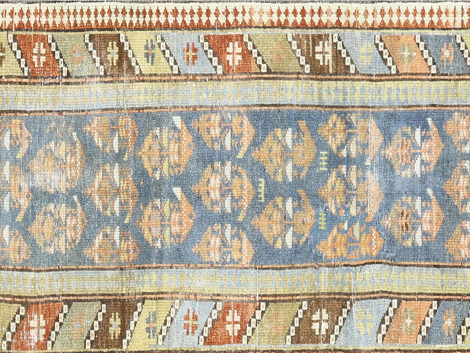 Antique Persian Melayer Runner - 2'11" x 15'3"