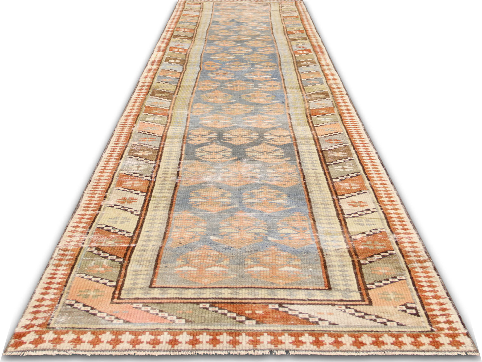 Antique Persian Melayer Runner - 2'11" x 15'3"