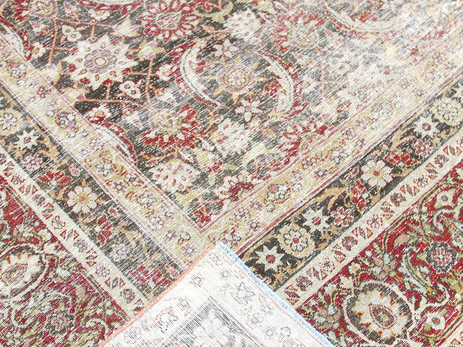 Antique Persian Yazd Rug - 10'3" x 14'10"