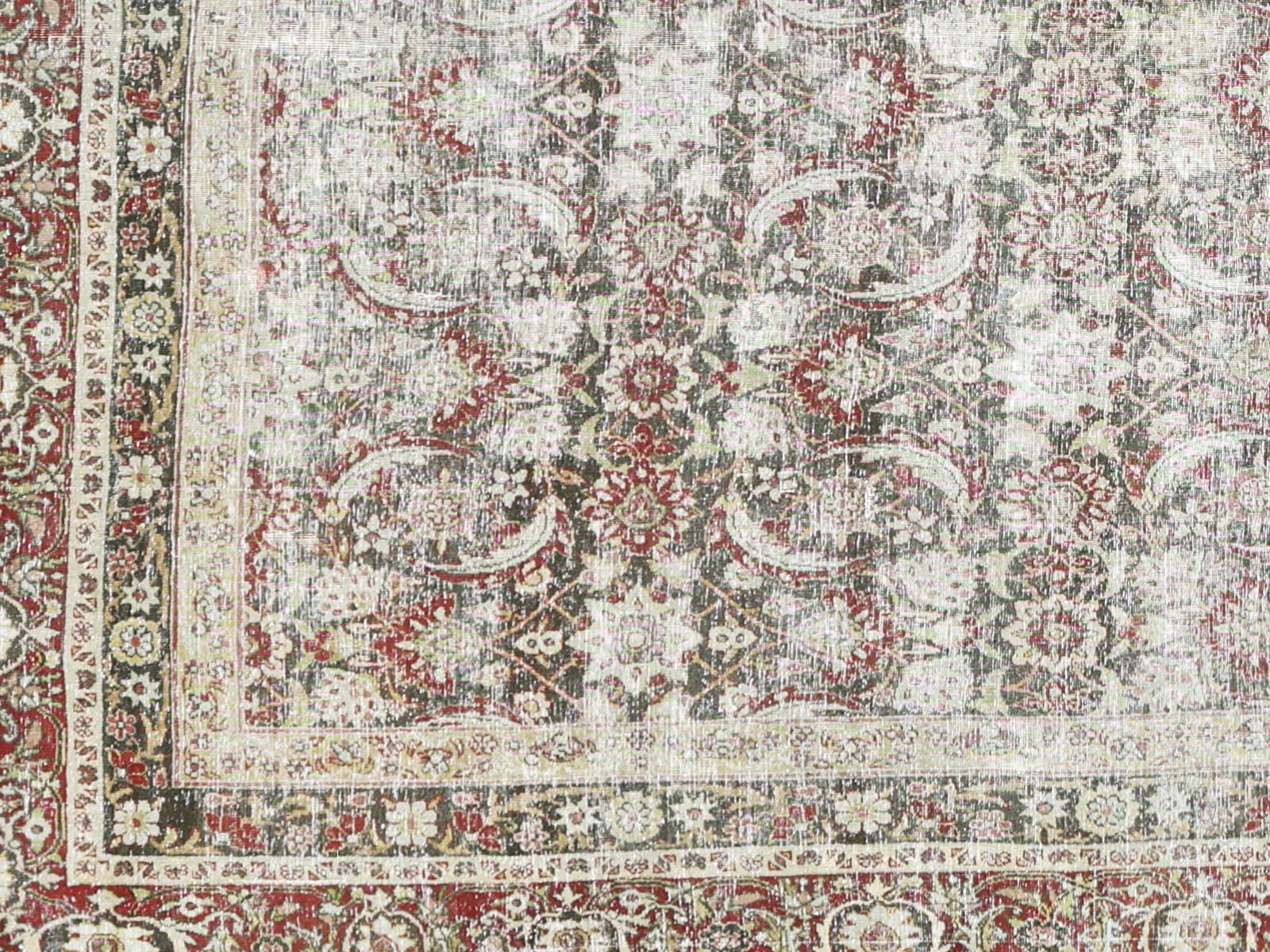 Antique Persian Yazd Rug - 10'3" x 14'10"