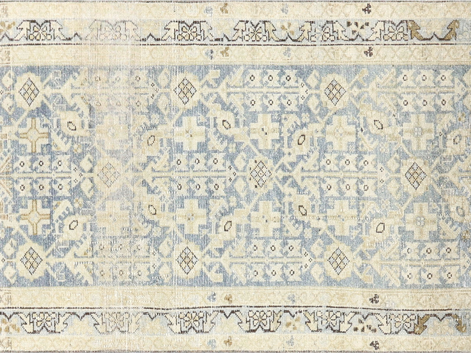 Antique Persian Melayer Runner - 3'3" x 13'5"