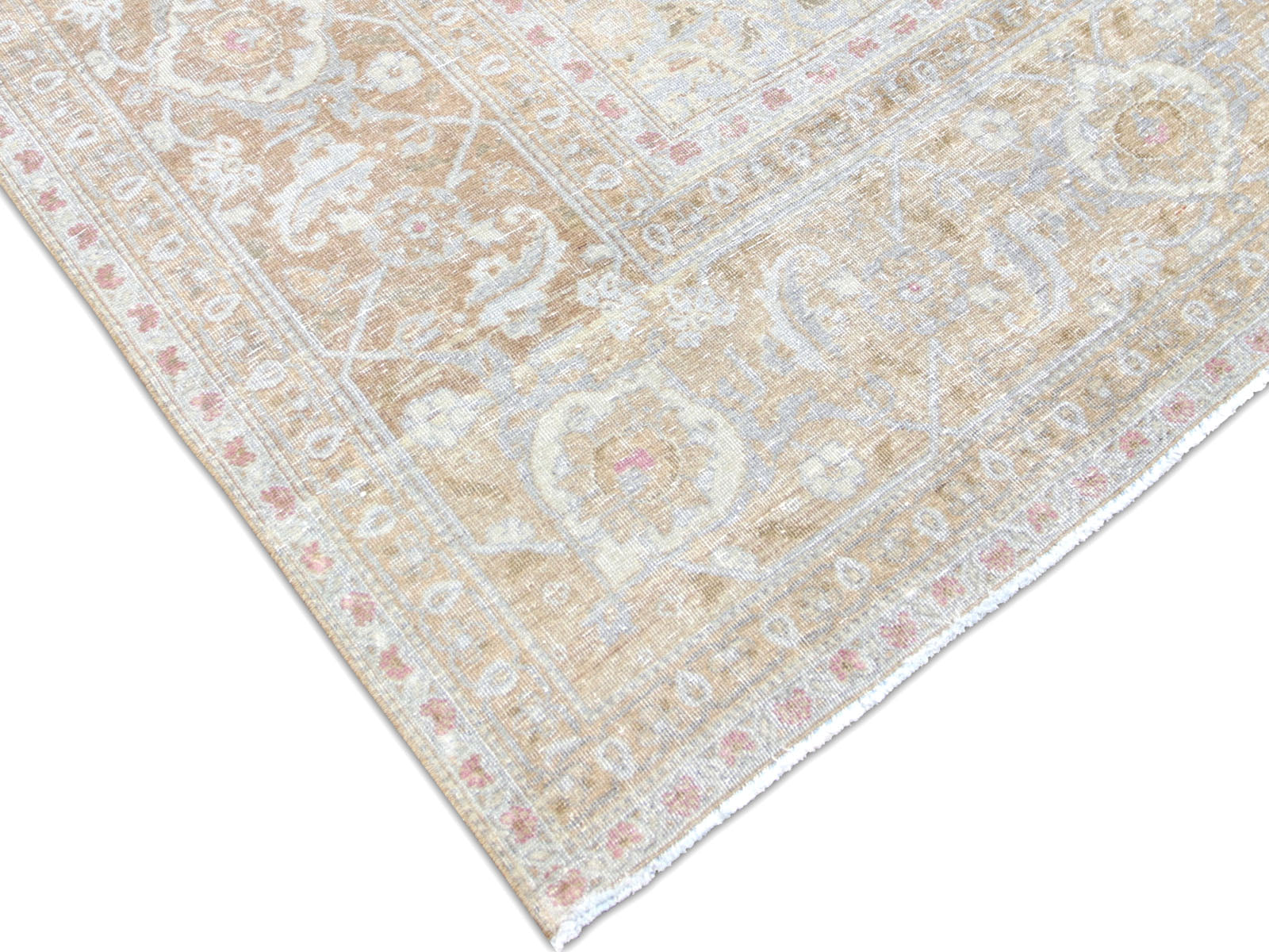 Semi Antique Persian Tabriz Rug - 8'8" x 14'4"