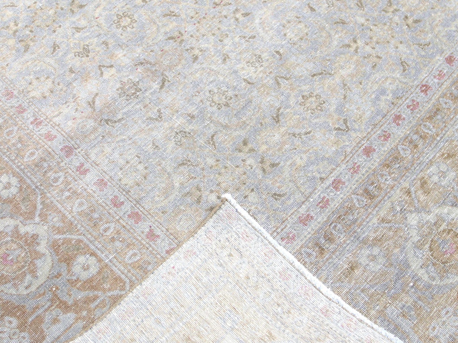 Semi Antique Persian Tabriz Rug - 8'8" x 14'4"
