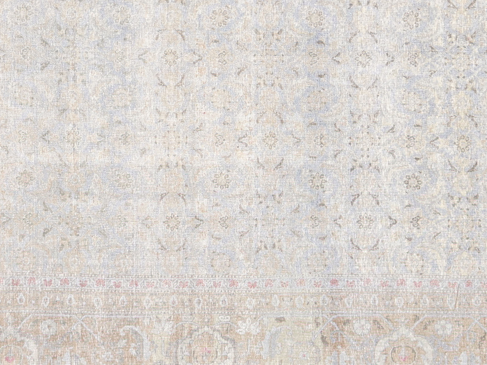 Semi Antique Persian Tabriz Rug - 8'8" x 14'4"