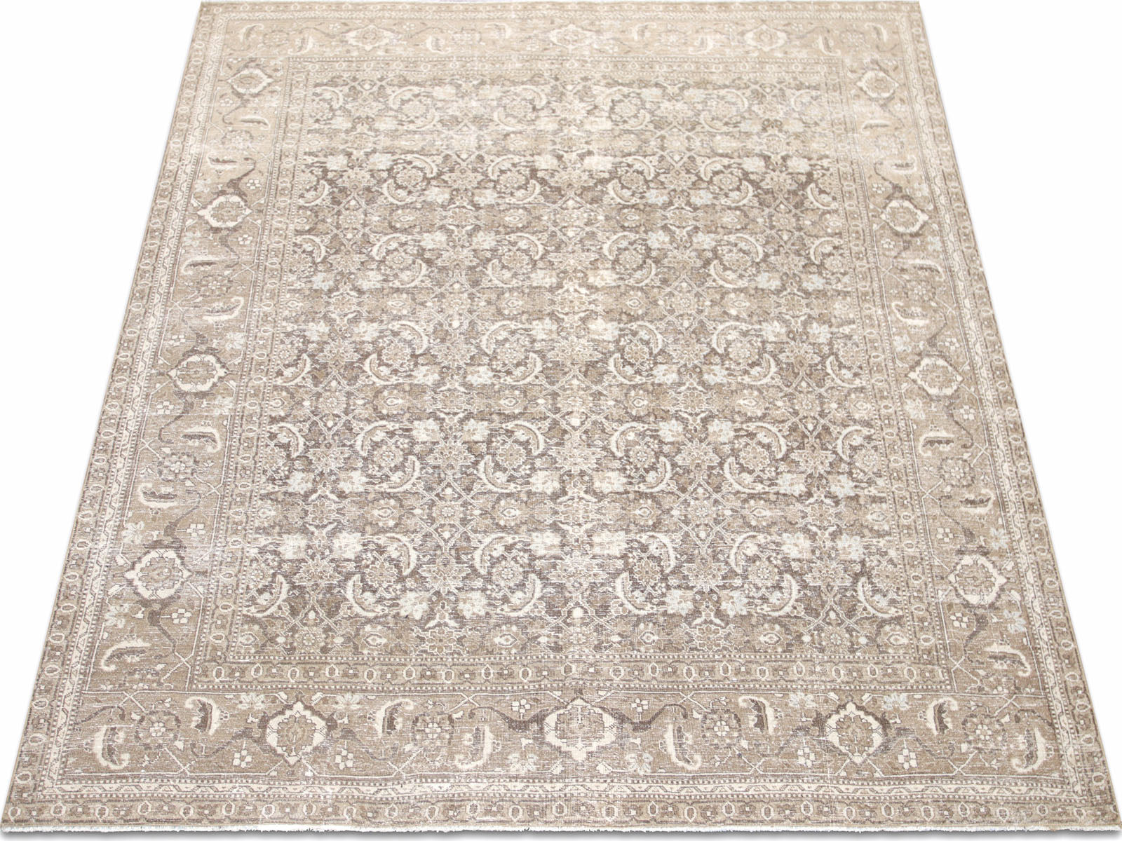Semi Antique Persian Tabriz Rug - 8'1" x 10'5"