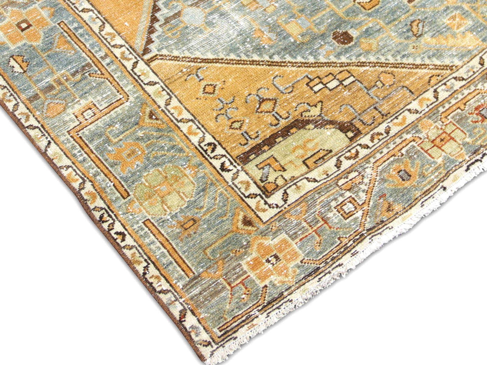 Semi Antique Persian Melayer Rug - 4'3" x 6'8"