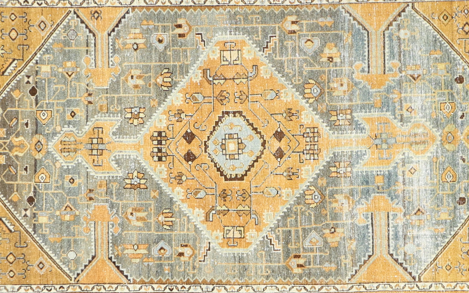 Semi Antique Persian Melayer Rug - 4'3" x 6'8"