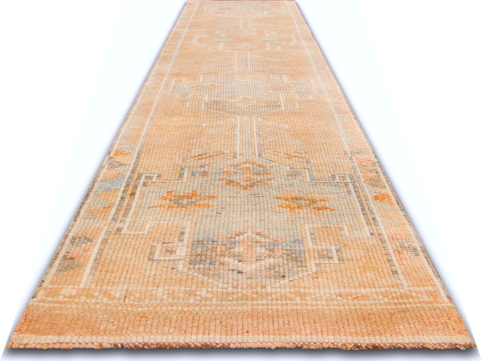 Vintage Turkish Oushak Runner - 2'8" x 11'9"