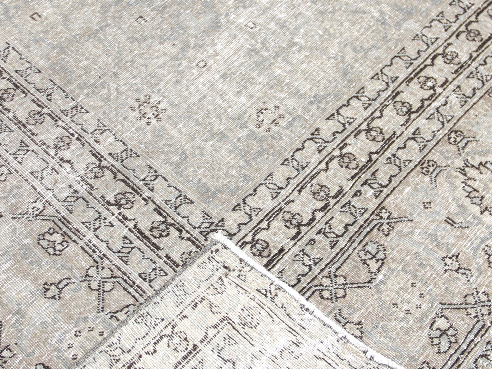 Semi Antique Persian Tabriz Rug - 9'0" x 12'4"
