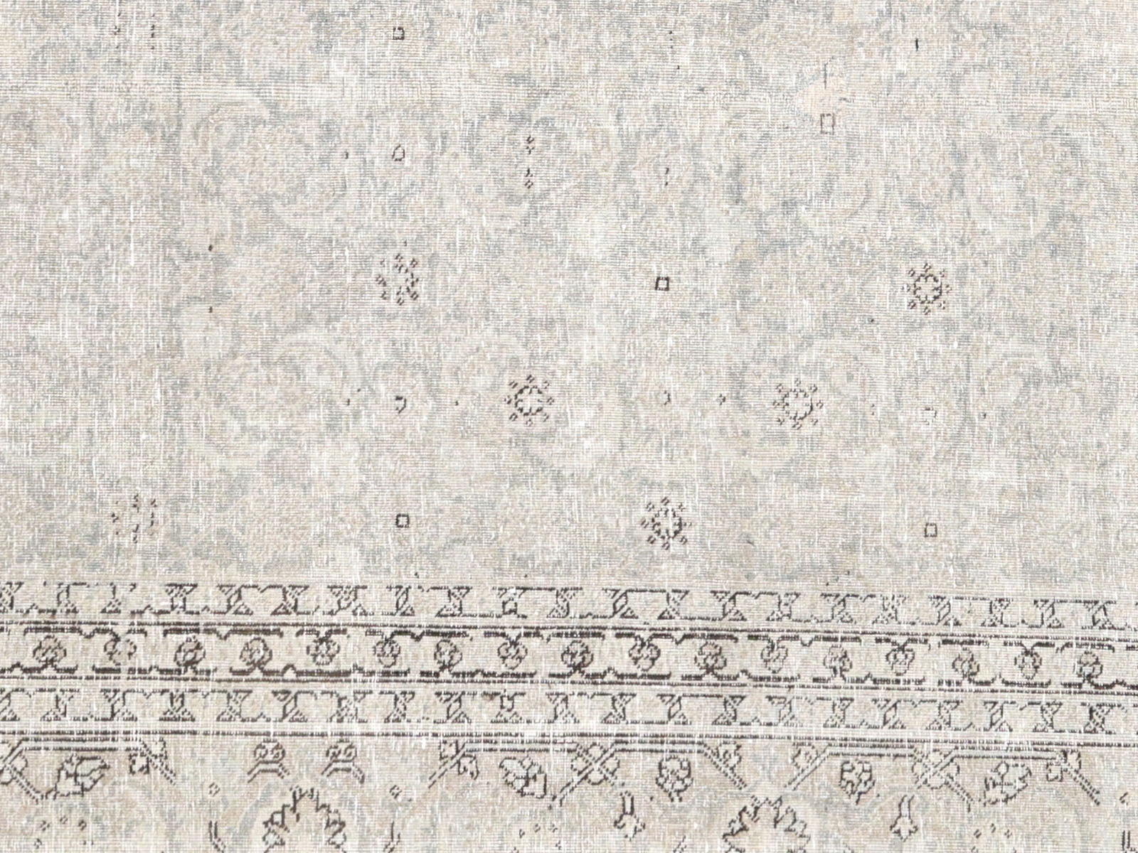 Semi Antique Persian Tabriz Rug - 9'0" x 12'4"