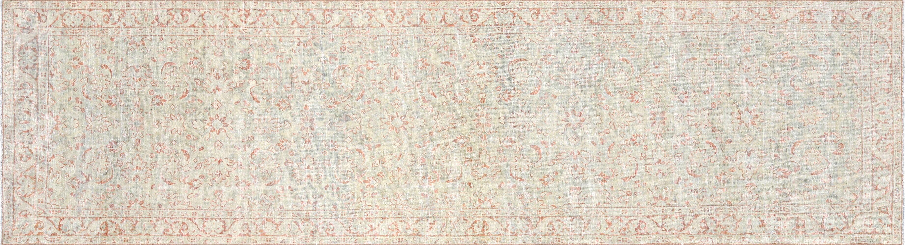 Semi Antique Persian Mahal Rug - 3'6" x 12'11"
