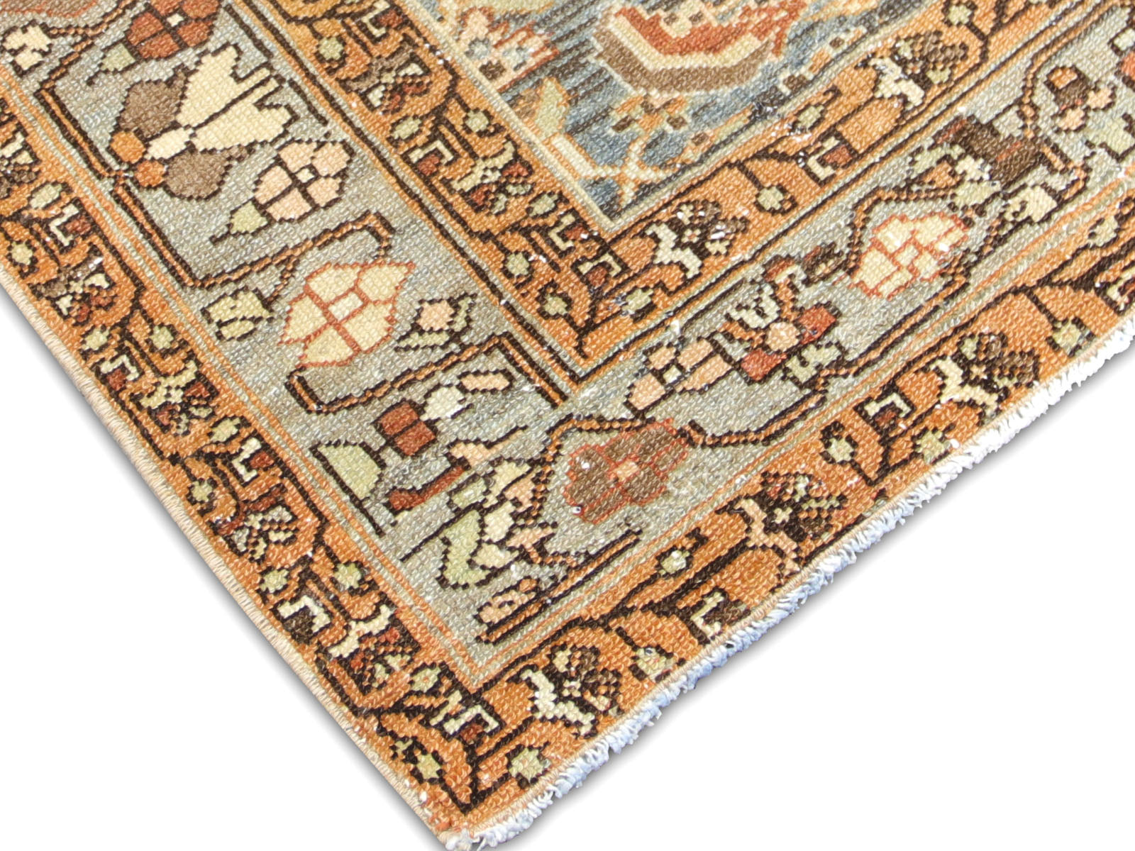 Semi Antique Persian Melayer Runner - 3'5" x 15'3" - 240143