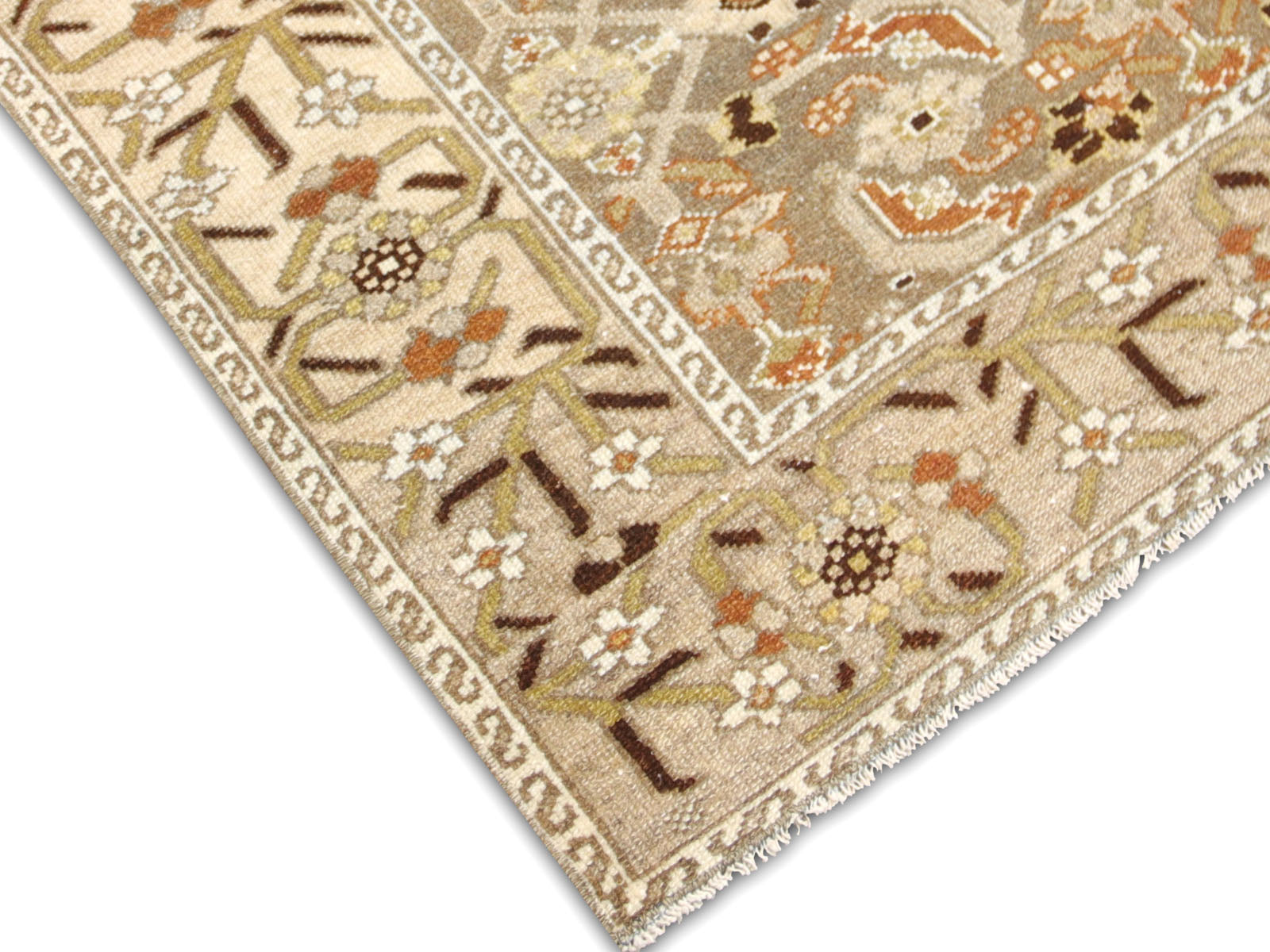 Semi Antique Persian Melayer Runner - 3'4" x 13'0"