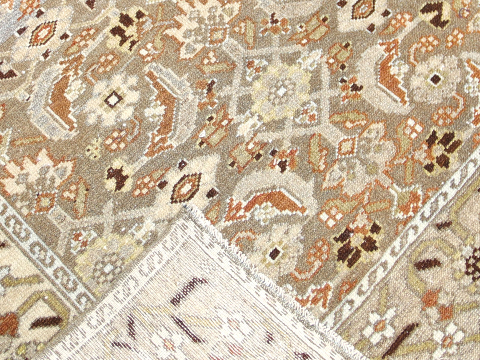Semi Antique Persian Melayer Runner - 3'4" x 13'0"
