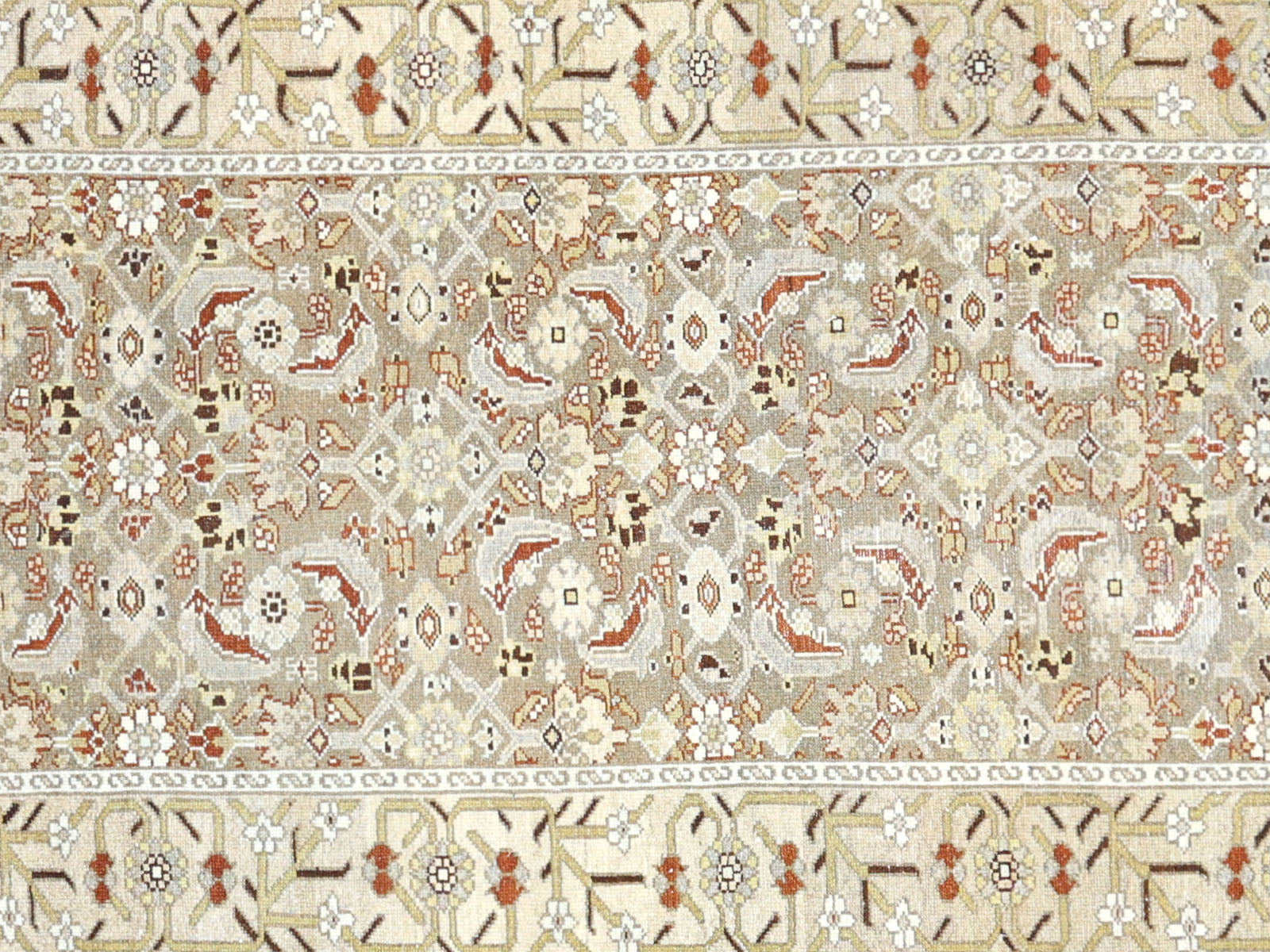 Semi Antique Persian Melayer Runner - 3'4" x 13'0"