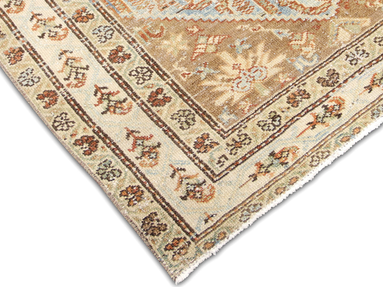Semi Antique Persian Melayer Runner - 3'4" x 16'7"