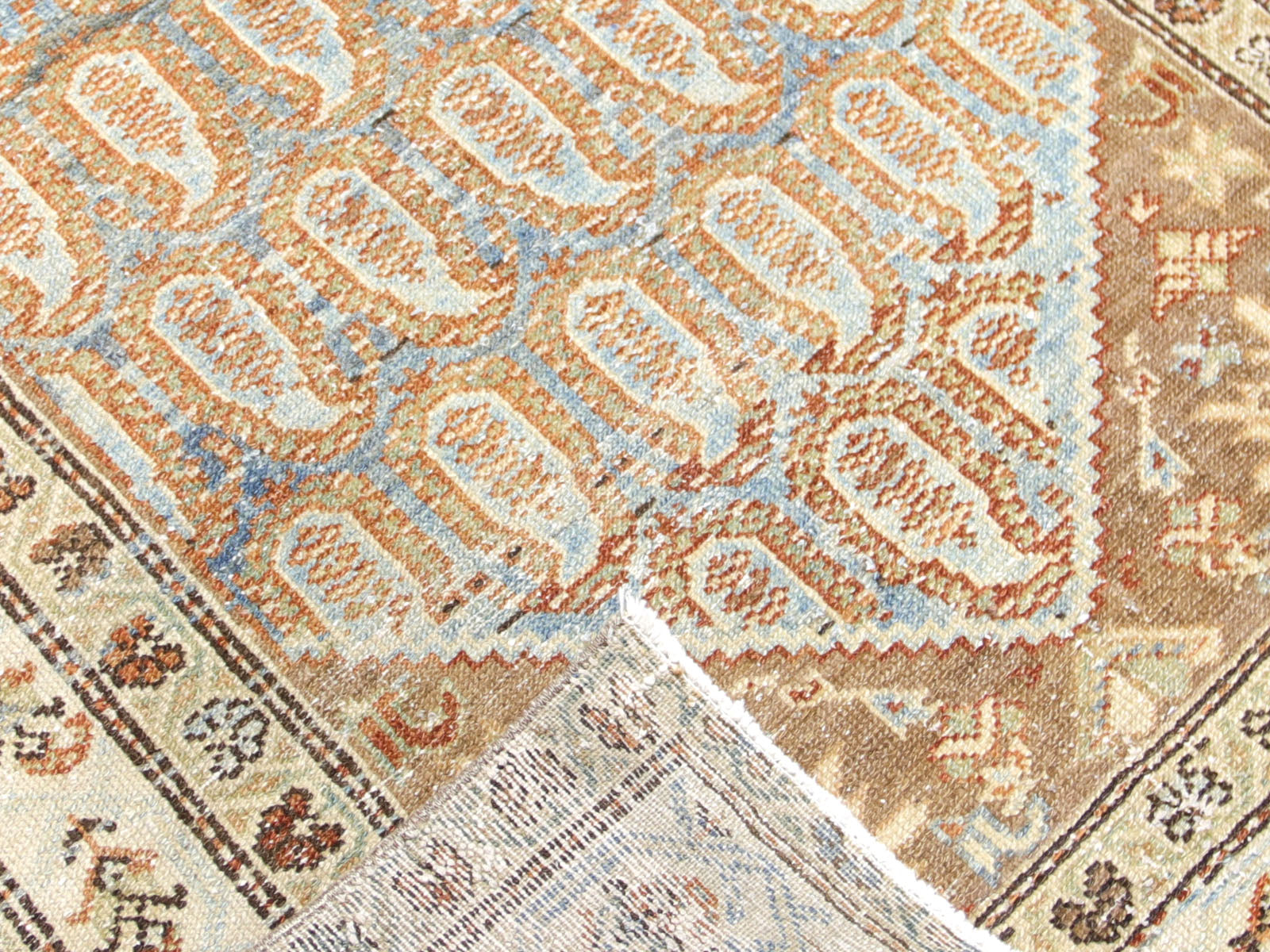Semi Antique Persian Melayer Runner - 3'4" x 16'7"