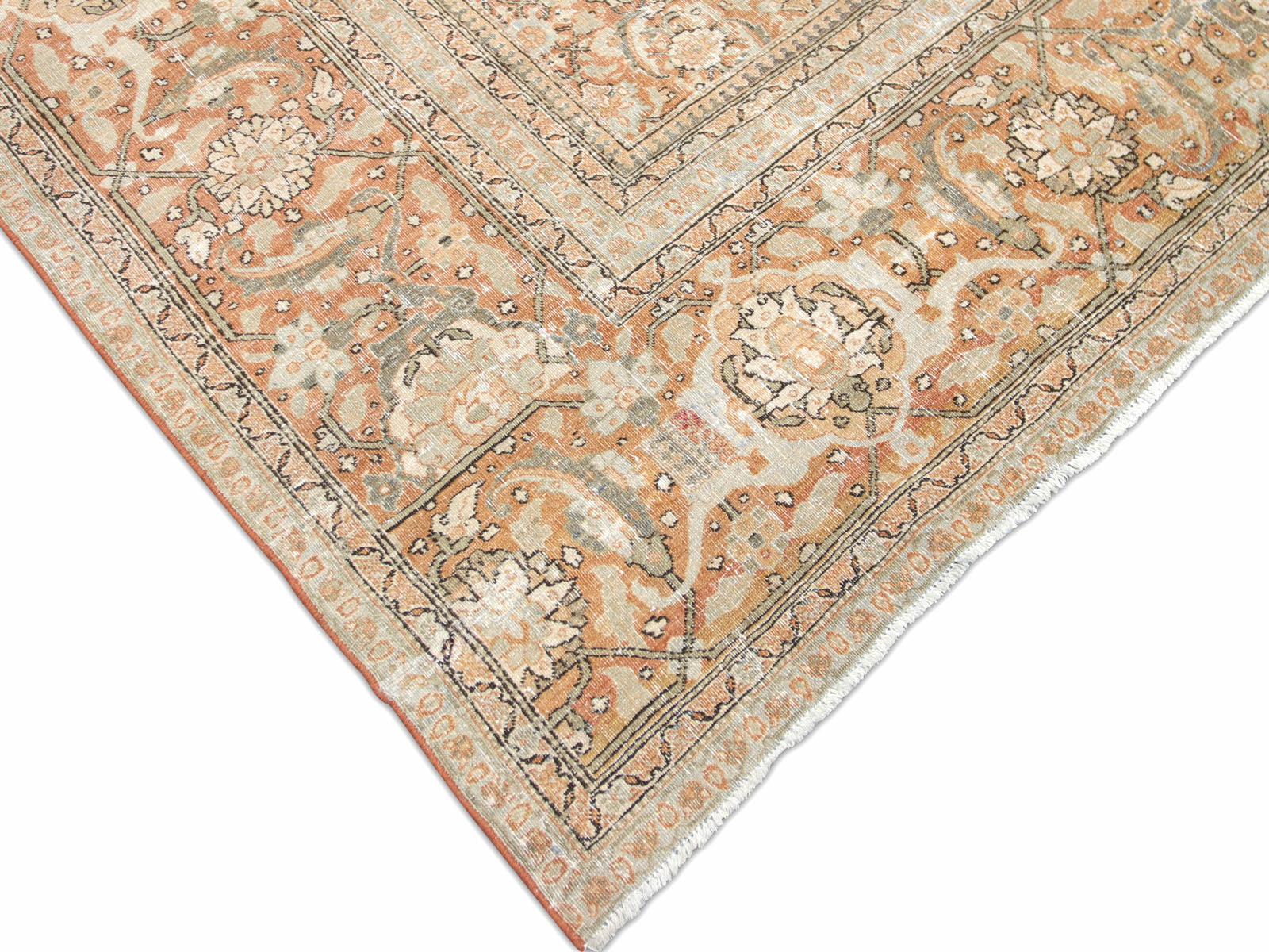 Antique Persian Tabriz Rug - 11'7" x 21'10"