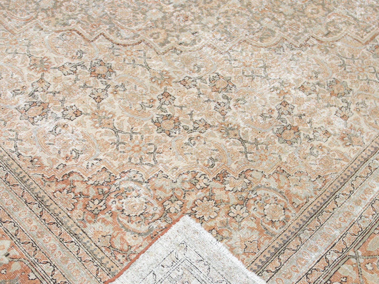 Antique Persian Tabriz Rug - 11'7" x 21'10"