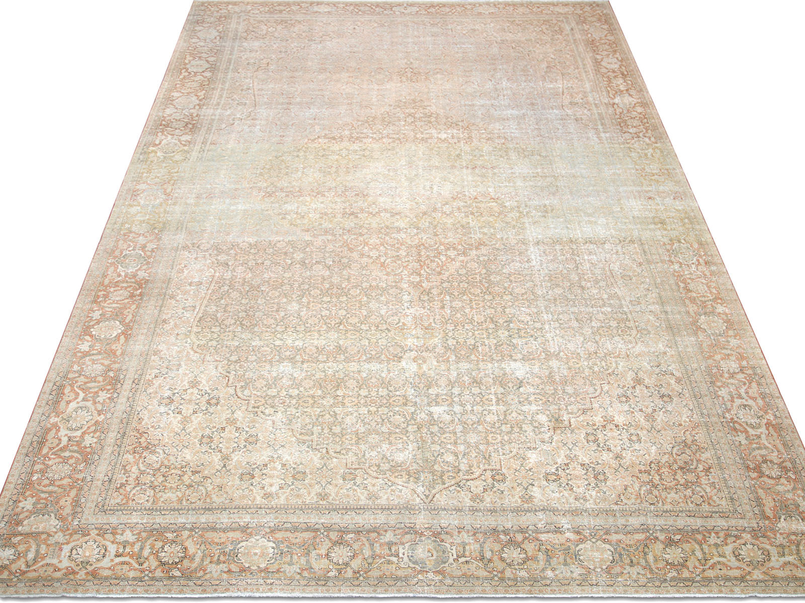 Antique Persian Tabriz Rug - 11'7" x 21'10"