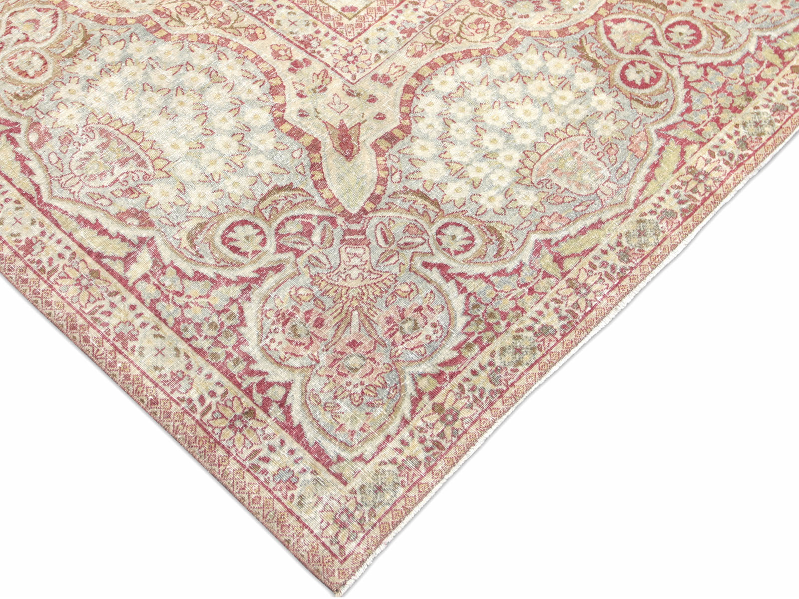 Antique Persian Yazd Rug - 14'2" x 23'6"