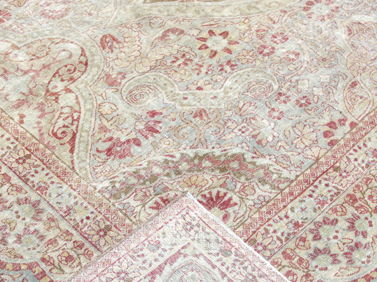 Antique Persian Yazd Rug - 14'2" x 23'6"