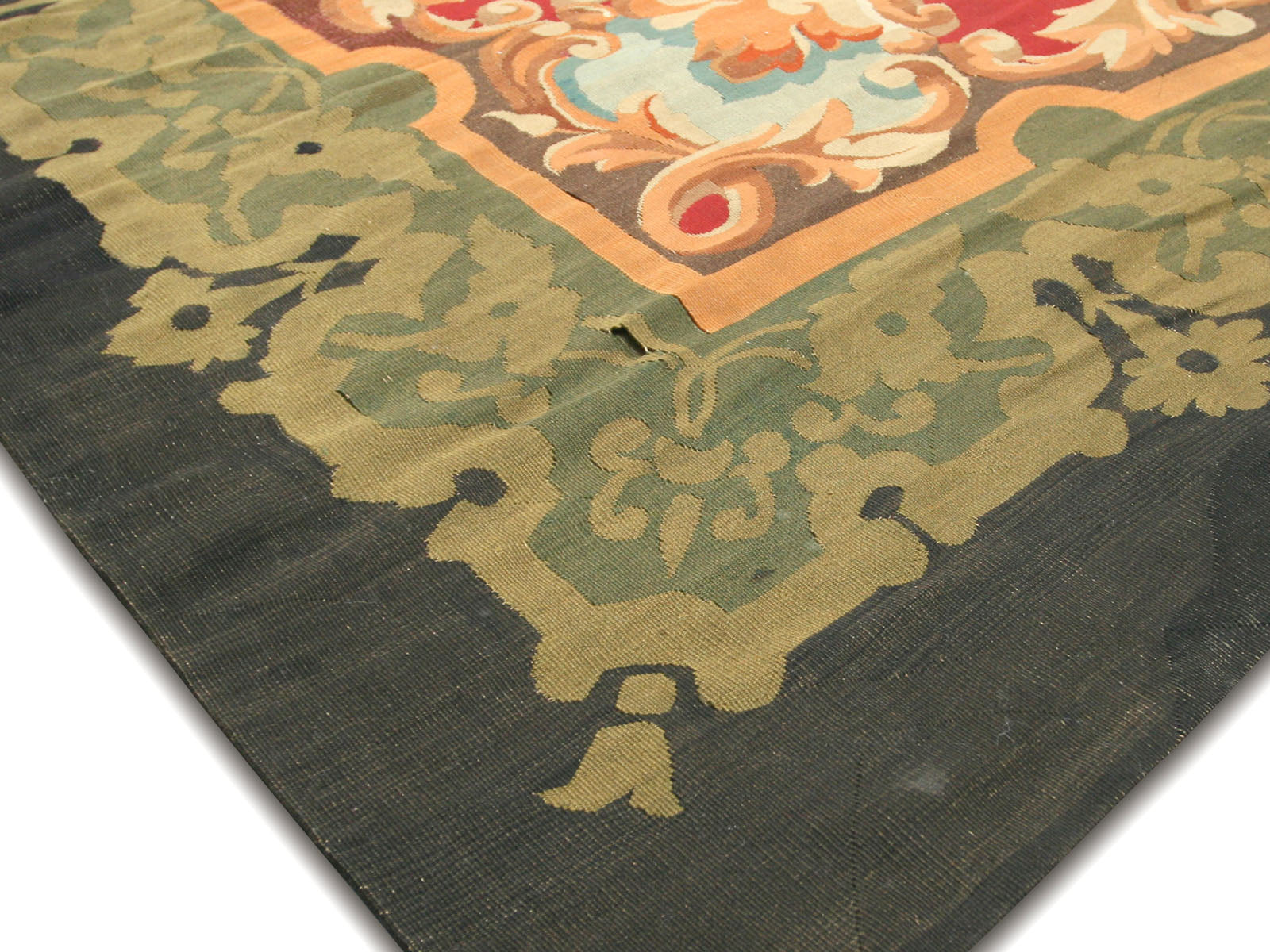Antique French Aubusson Rug - 14'6" x 17'7"