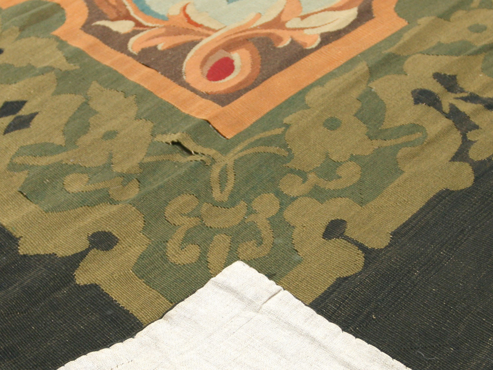 Antique French Aubusson Rug - 14'6" x 17'7"