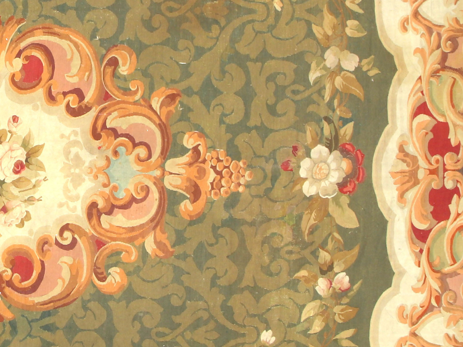 Antique French Aubusson Rug - 14'6" x 17'7"